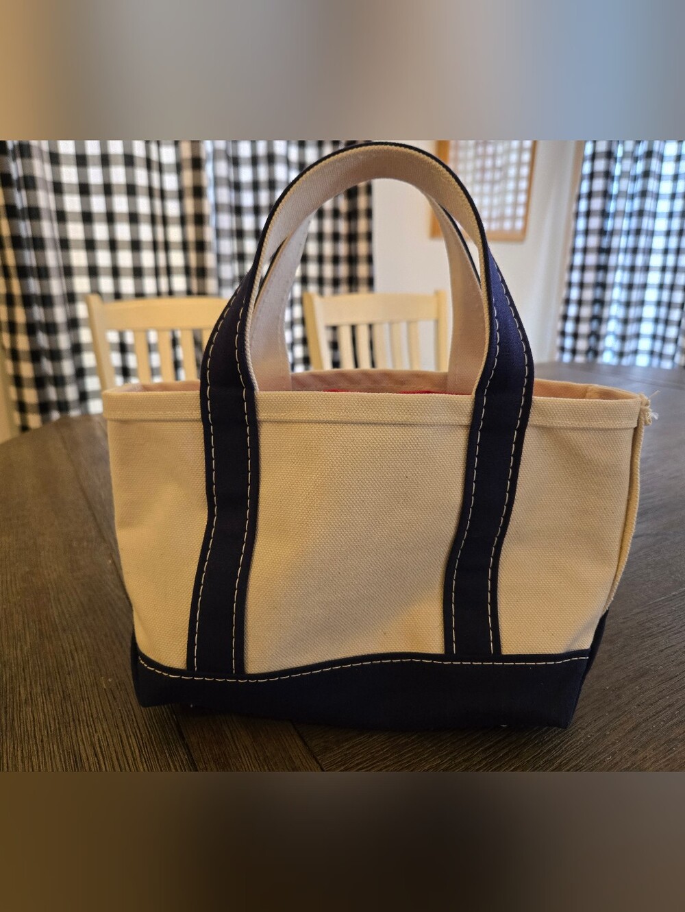 LL Bean Mini Boat And Tote BLUE - Picture 2 of 9